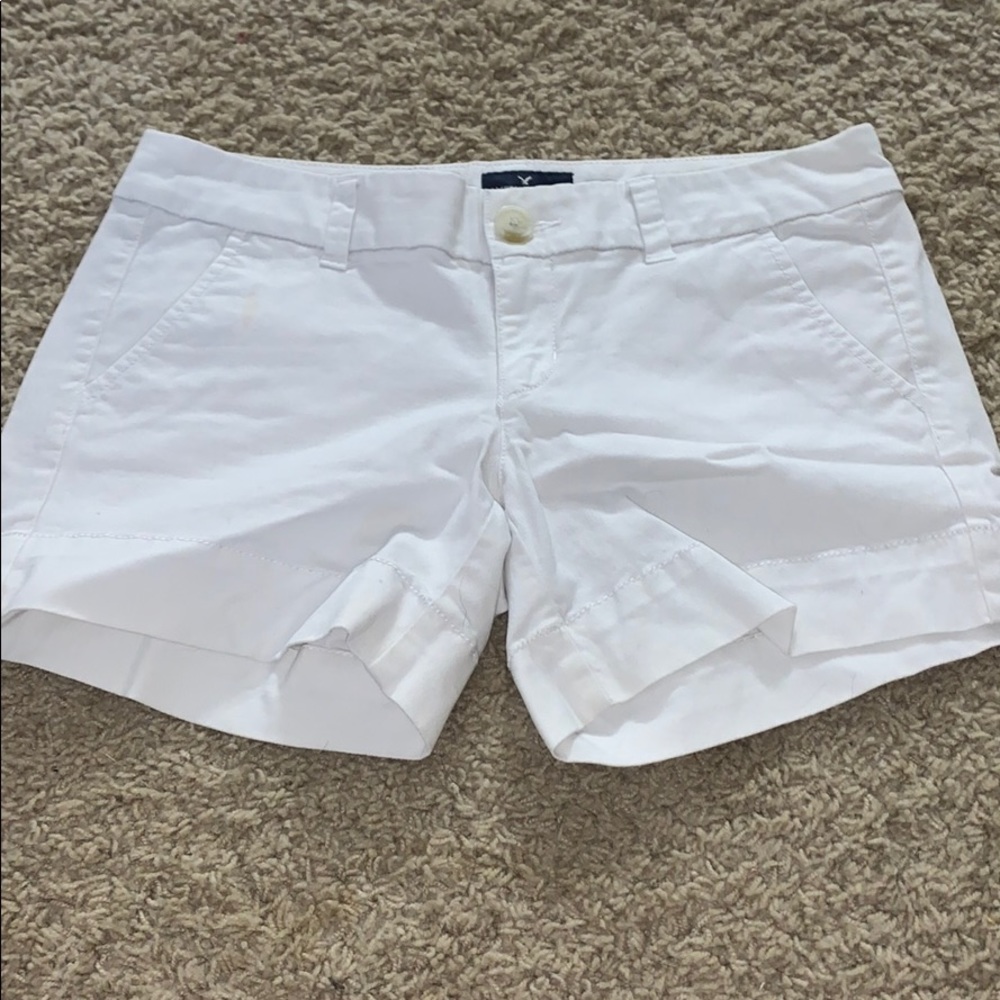 Women’s white shorts